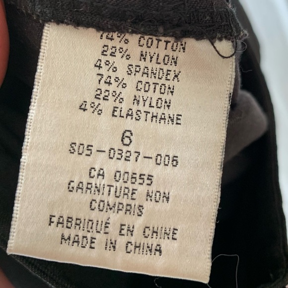 Vintage 90s/00s Reitmans Black Flared Pants - Picture 3 of 4